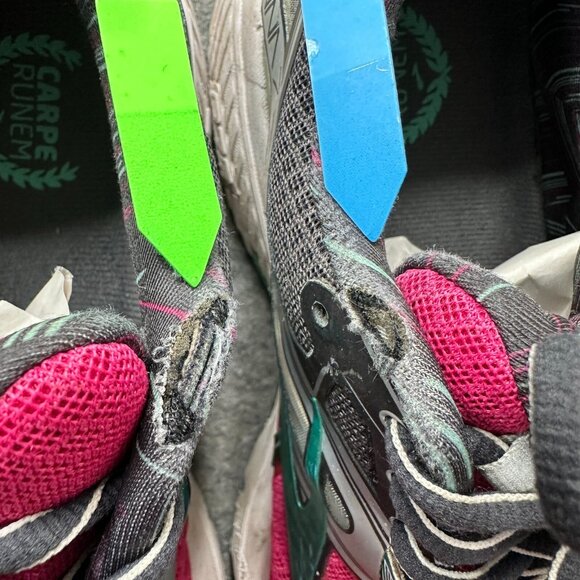 Brooks Ravenna 7 Running Shoes Women 10 Pink Blue 1202081B672 - Picture 4 of 11